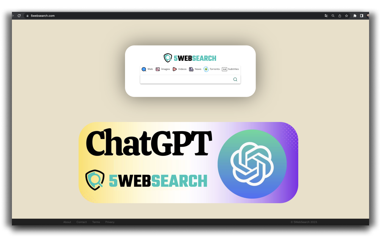 ChatGPT for Web Search截图1