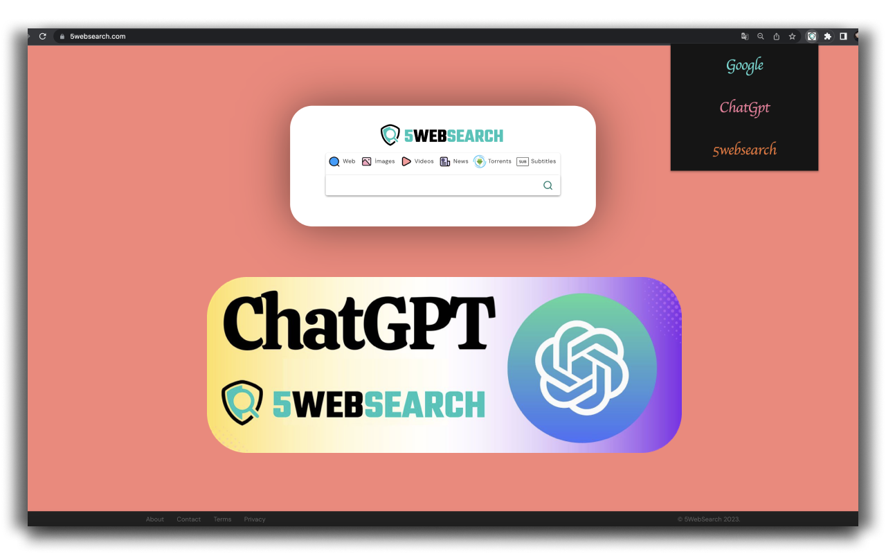 ChatGPT for Web Search截图4