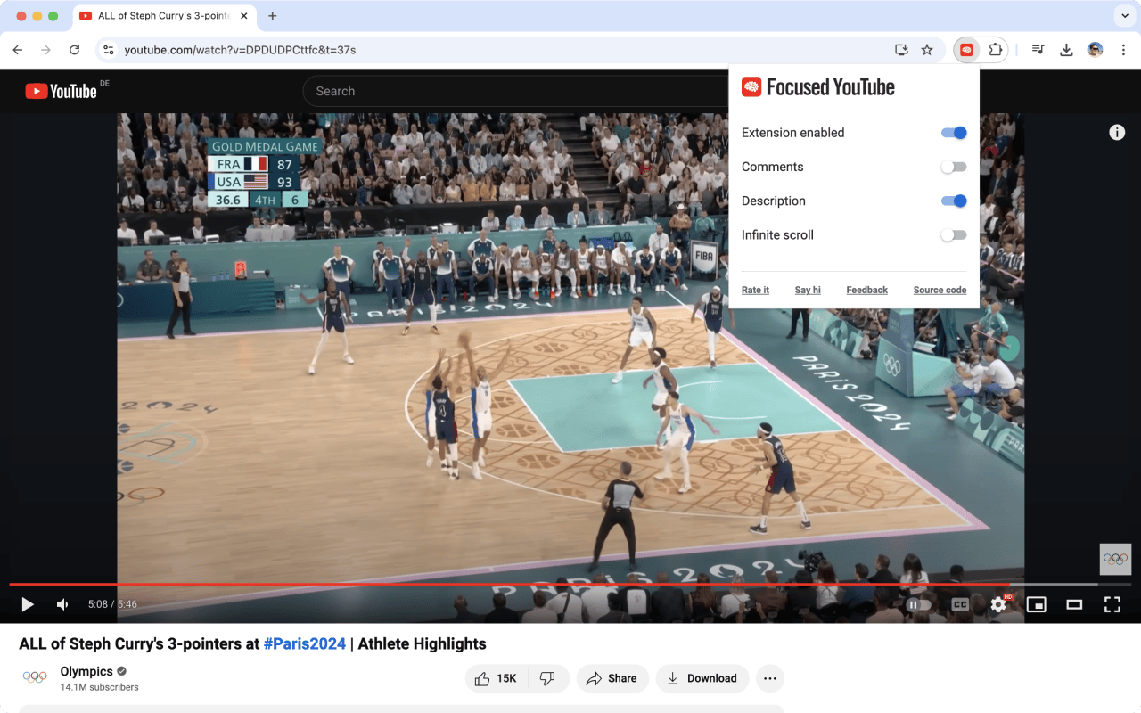 Focused Youtube截图5