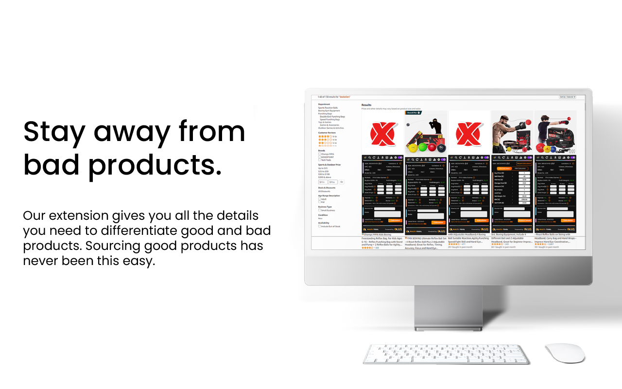 Amazon product research tool for sellers - Infinity截图1