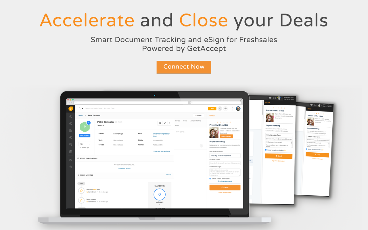 Freshsales eSignatures by GetAccept截图2