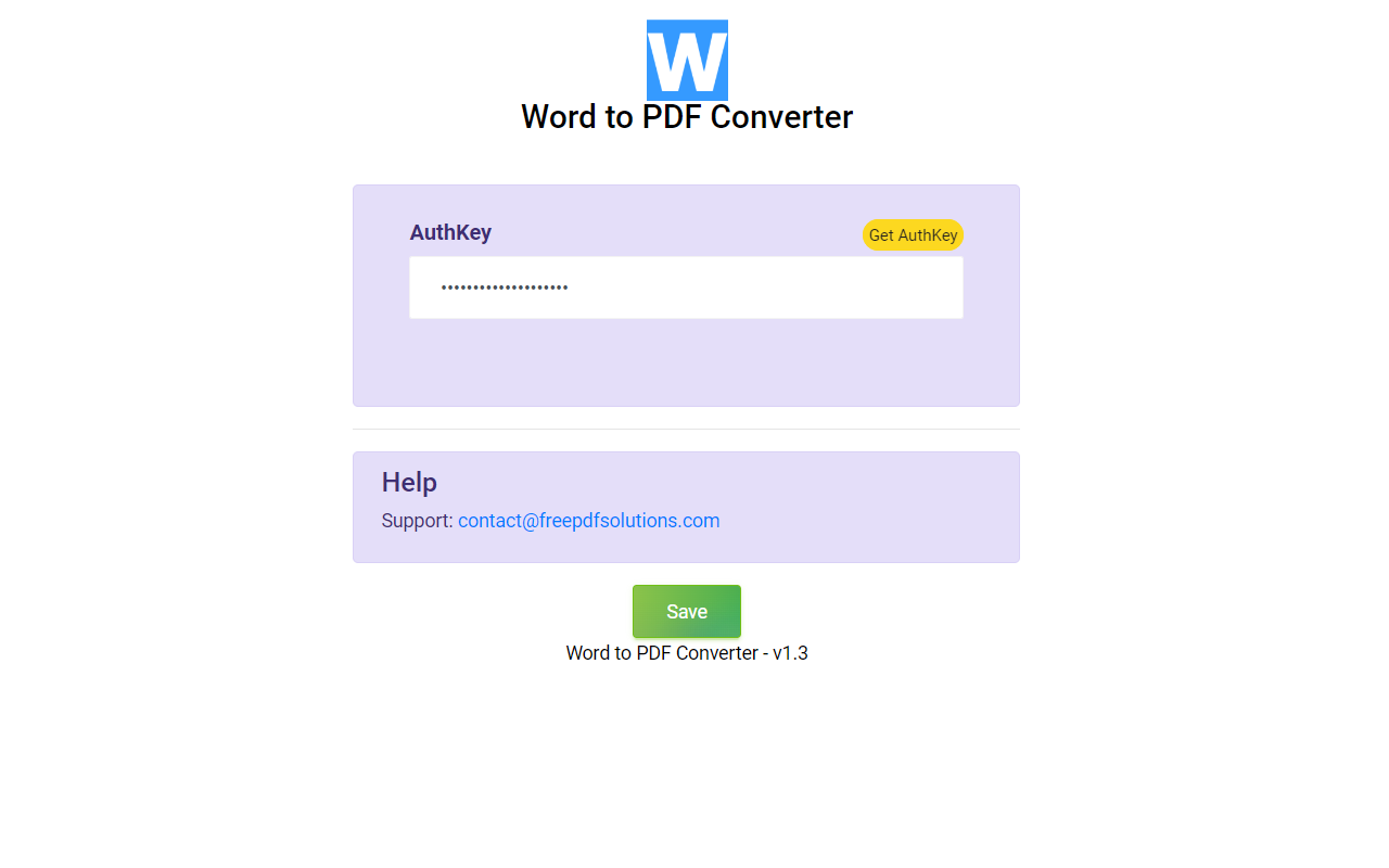 Word to PDF Converter截图1