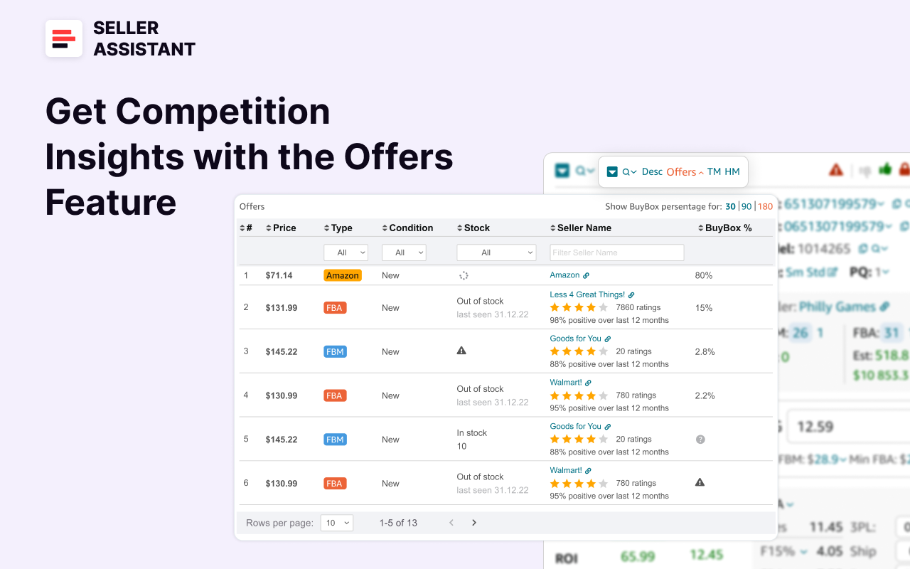 Seller Assistant — Amazon Product Research Tool截图1