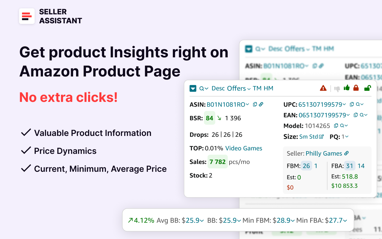 Seller Assistant — Amazon Product Research Tool截图4