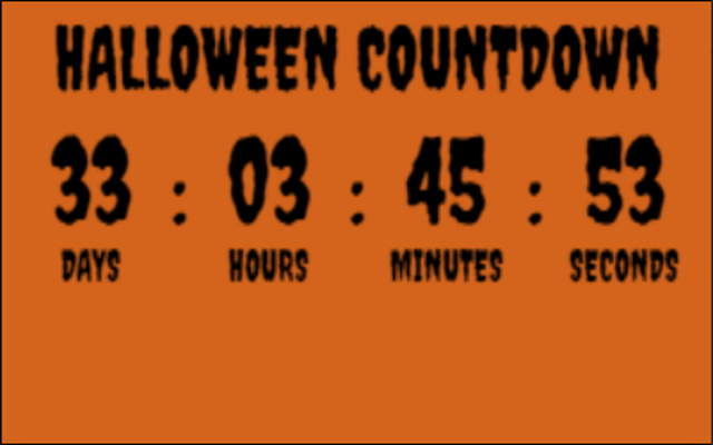 Halloween Countdown截图2