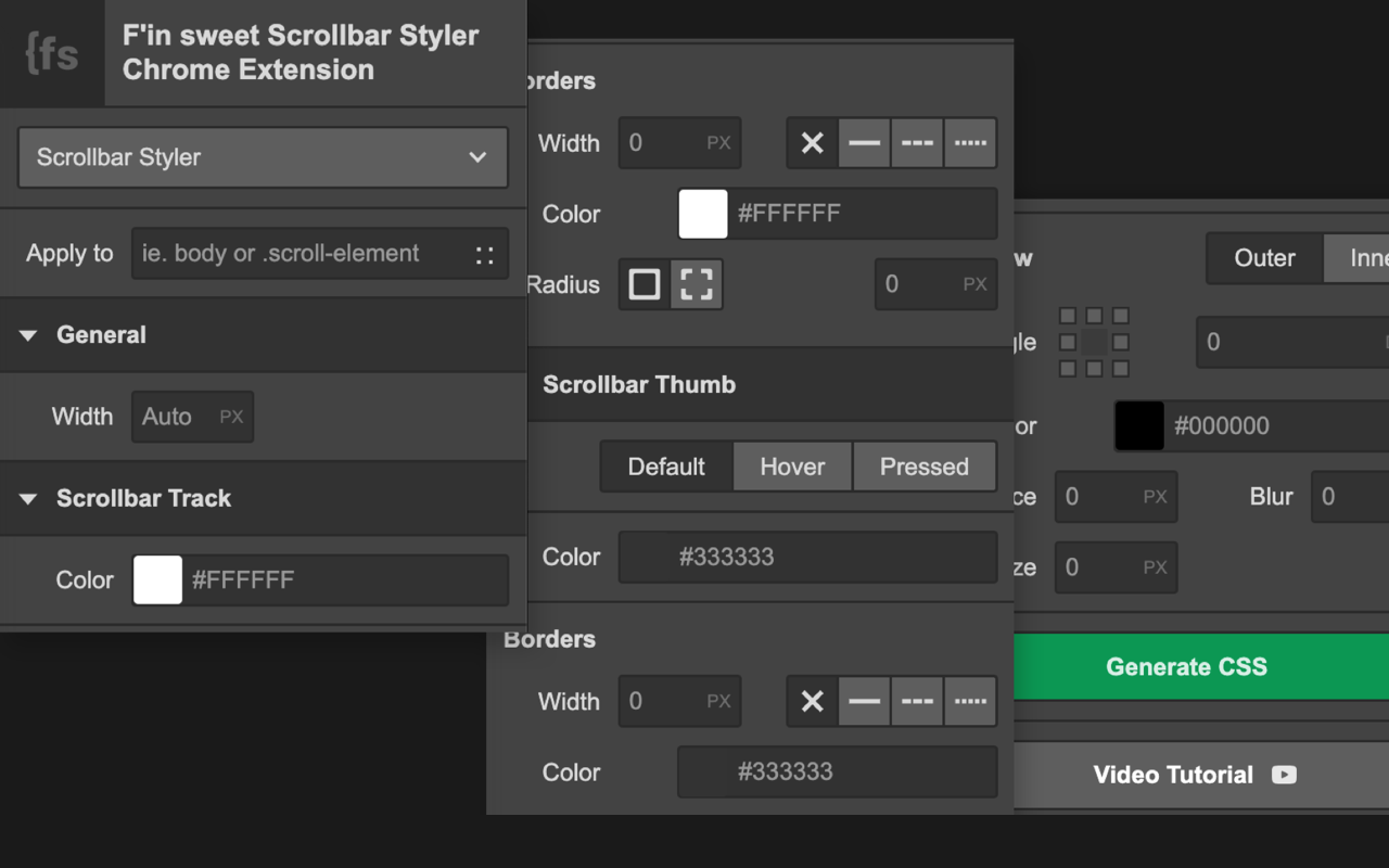 F'in sweet Scrollbar Styler for Webflow截图1