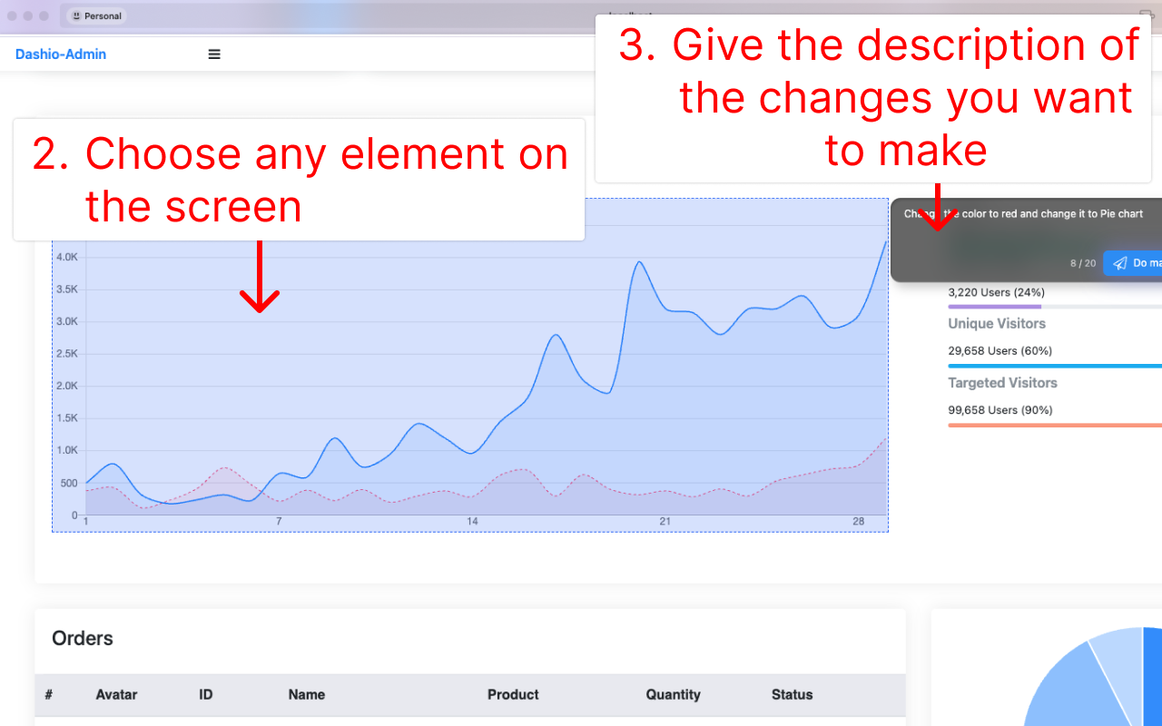 Jinno: code any React component with AI截图1