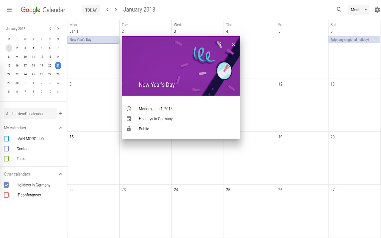 Google Calendar Scroll Disabler截图1