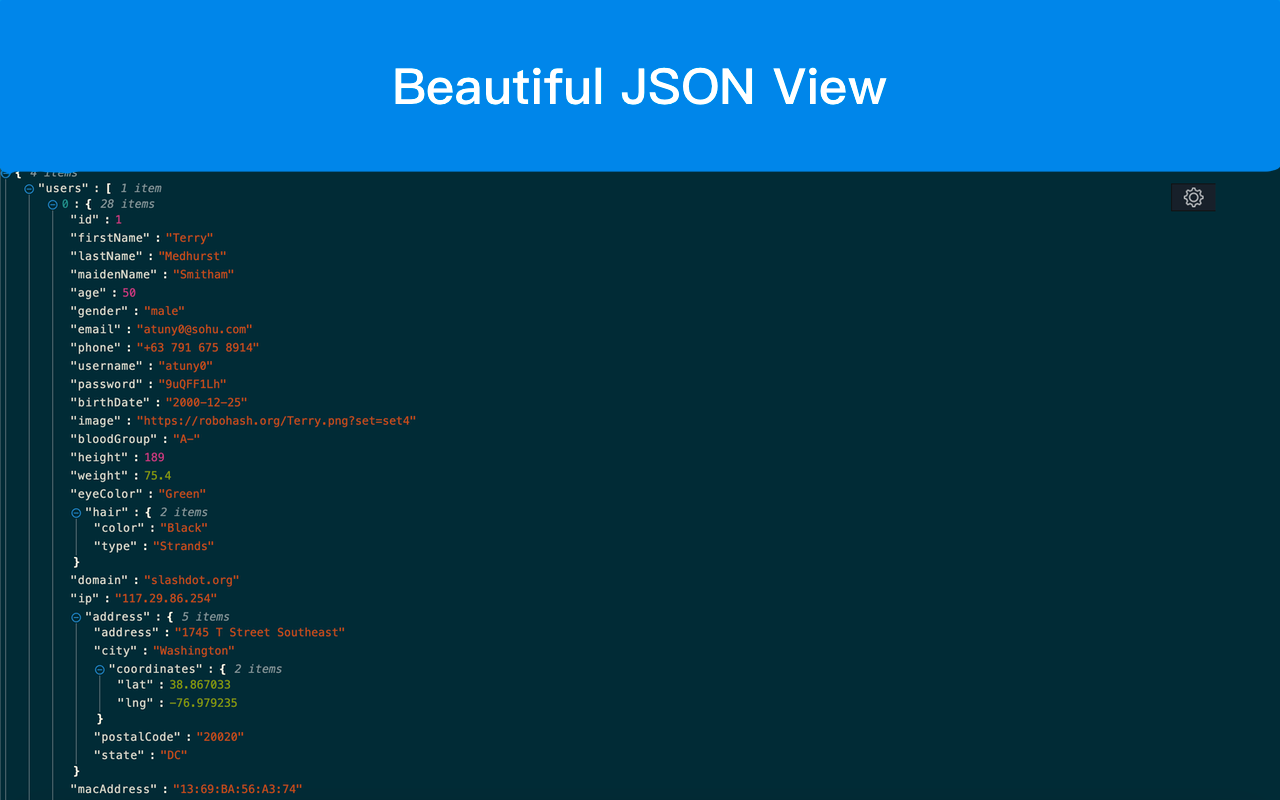 JSON View Pro截图2