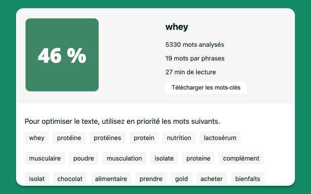Thot - Bêta - Rédaction SEO performante截图2