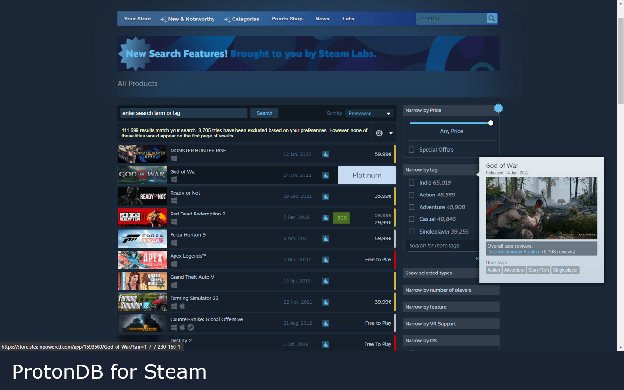 ProtonDB for Steam截图2