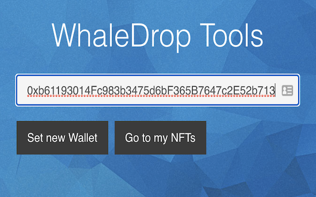 WhaleDrop NFT Tools Beta截图2