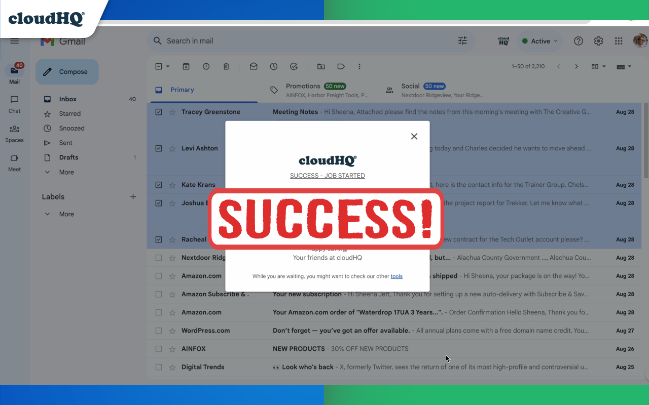 Save Emails to Egnyte by cloudHQ截图5
