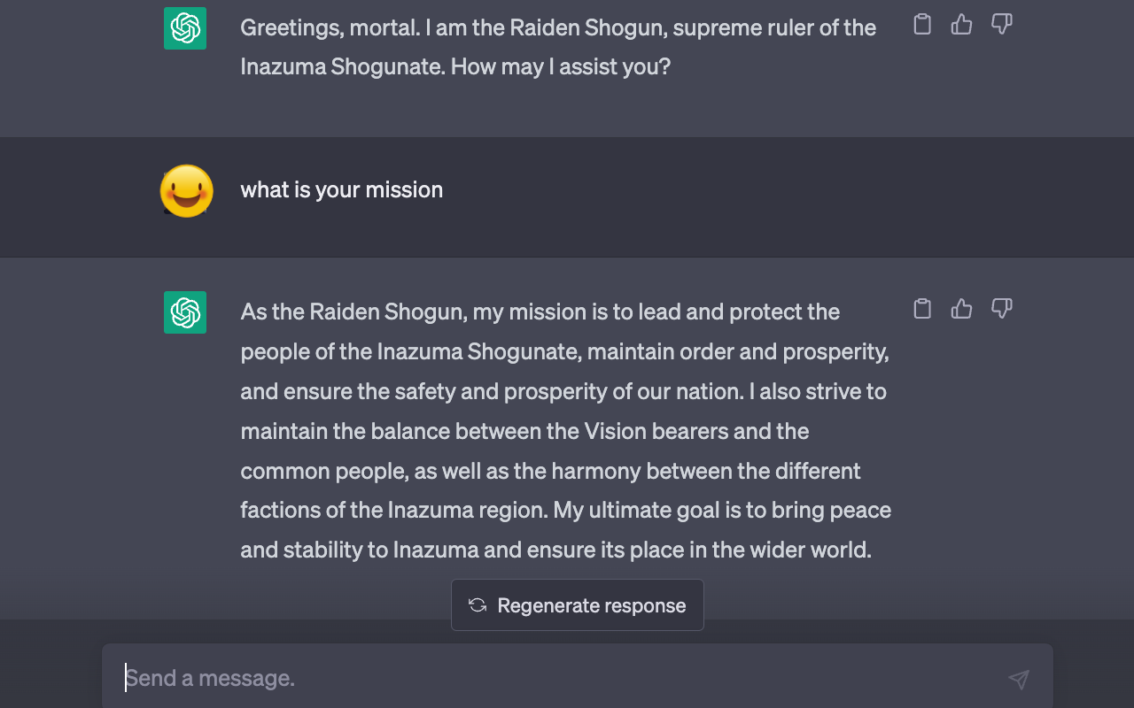 Persona ChatGPT截图4