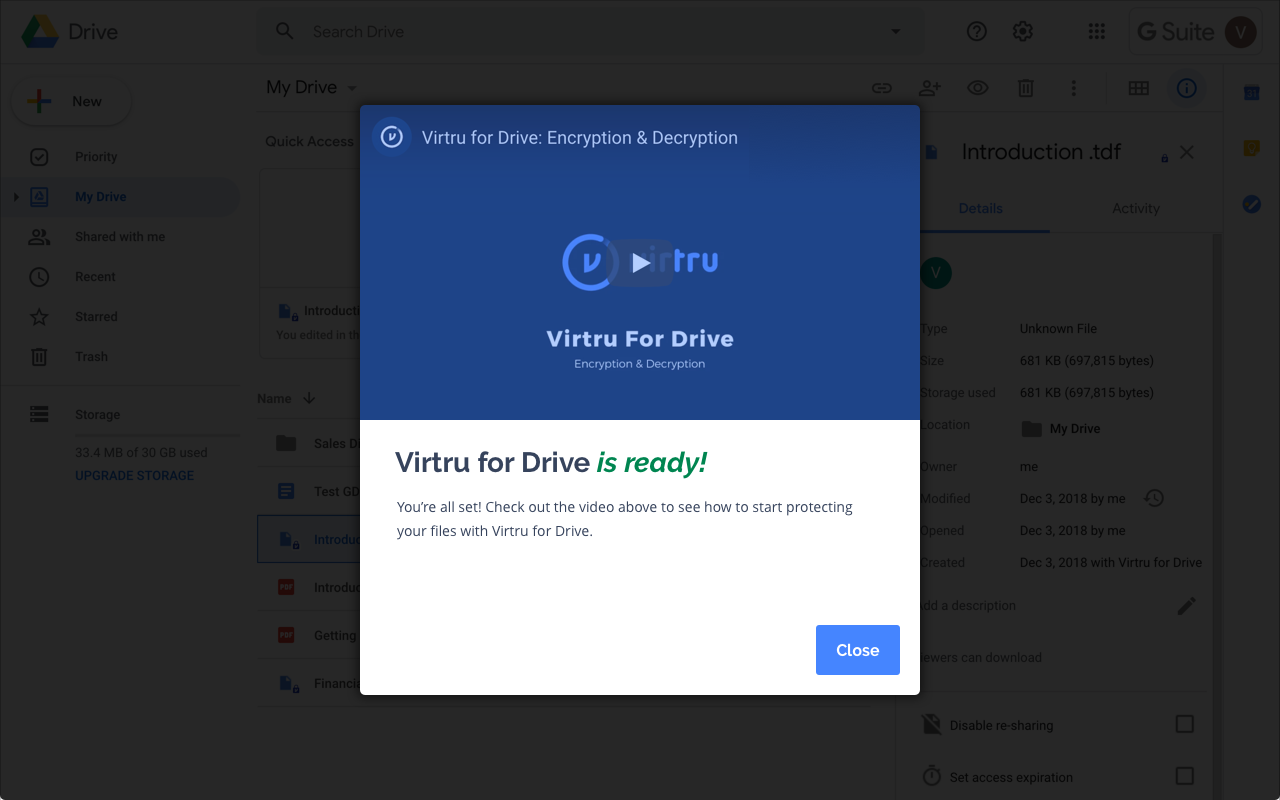 Virtru for Drive截图2