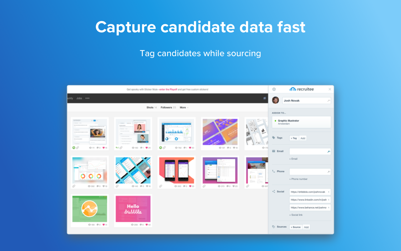 Recruitee Talent Sourcing截图2