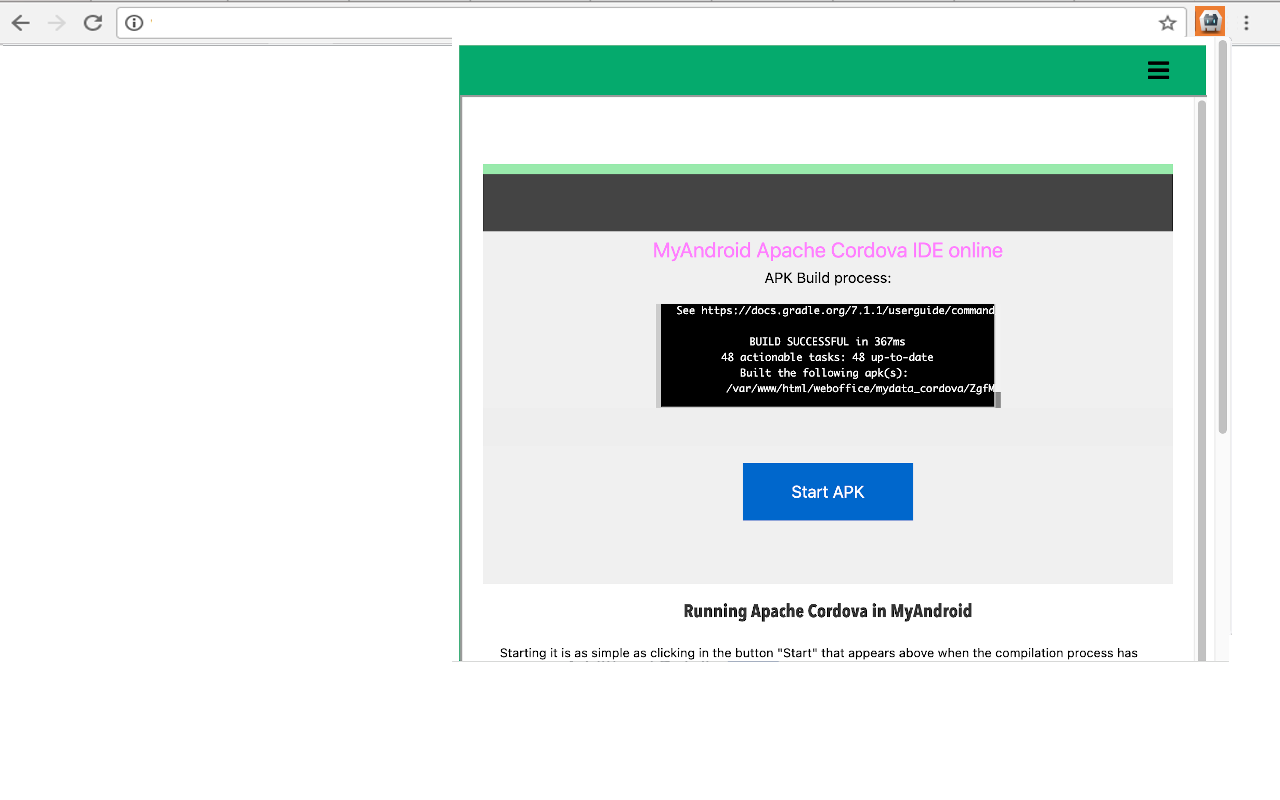 Apache Cordova 在线 CordovaIDE截图1