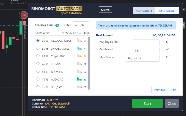 BinomoBot AutoTrade Syk截图1