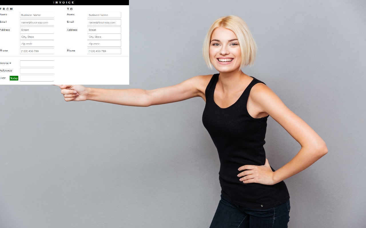 Google Chrome浏览器的帐单制作工具。截图2