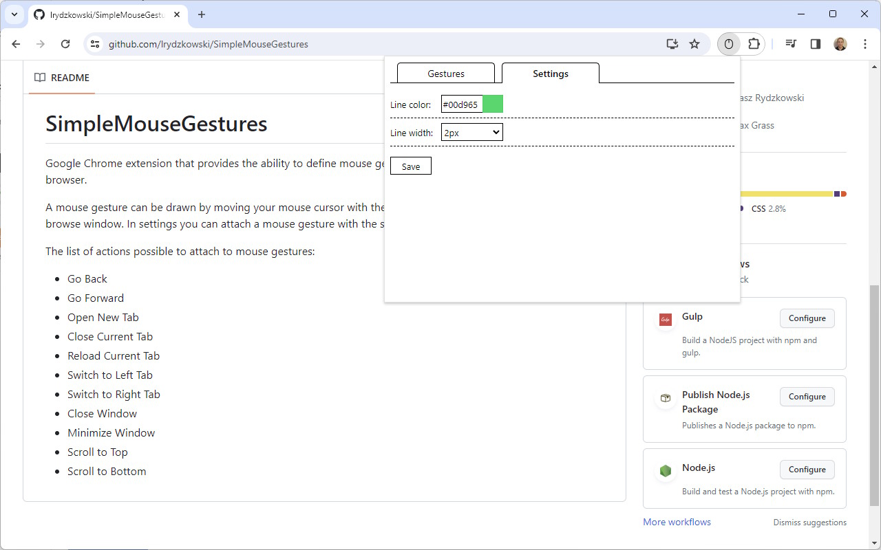 Simple Mouse Gestures截图1