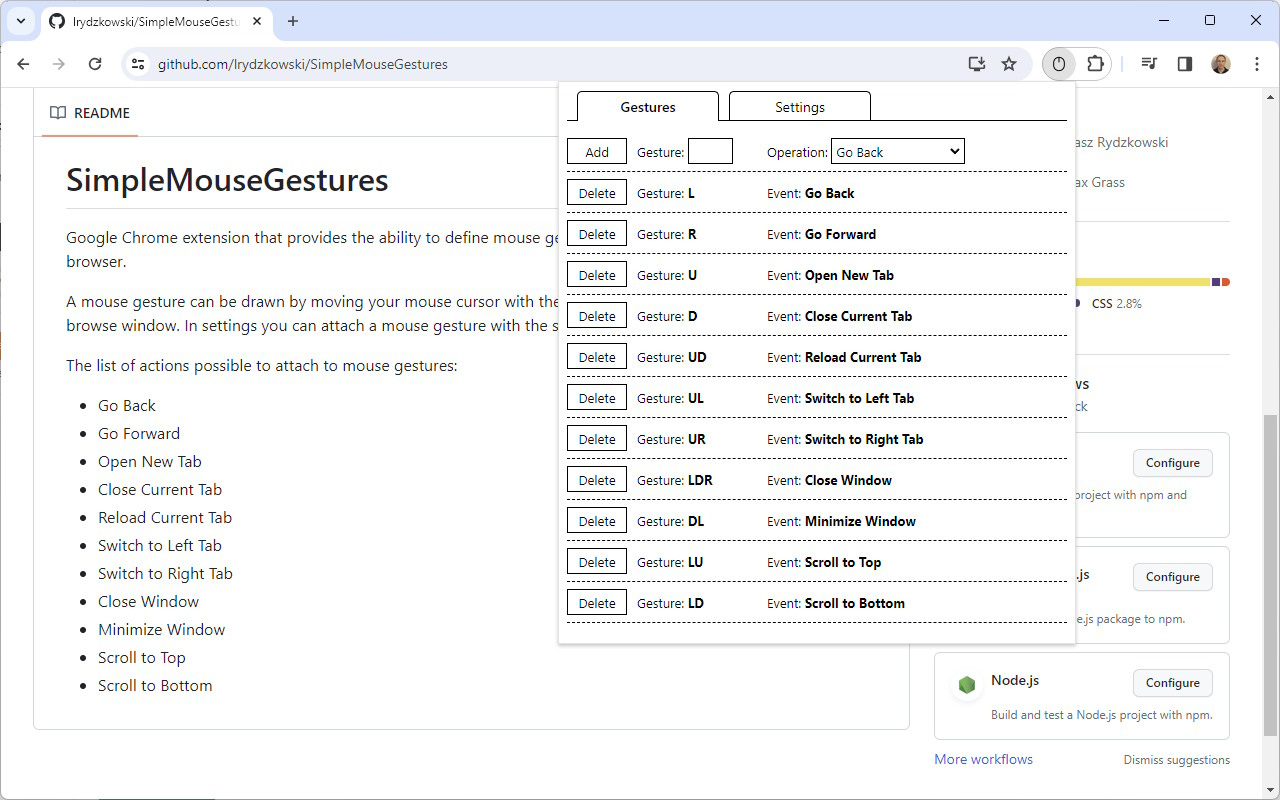 Simple Mouse Gestures截图2