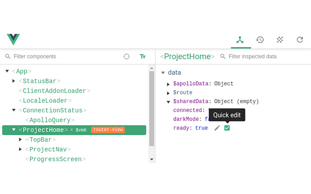 BUGFIX Vue.js devtools截图1