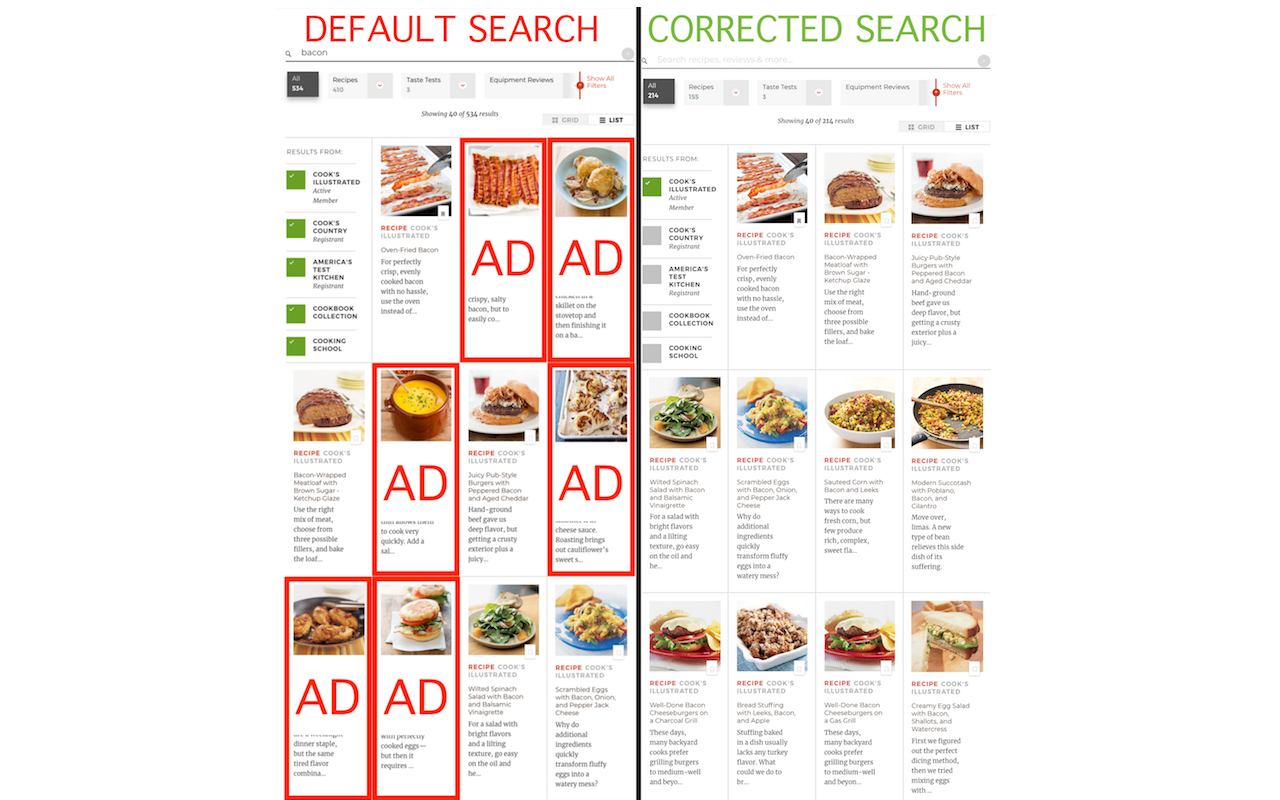 Cook's Illustrated Exclusive Search截图1