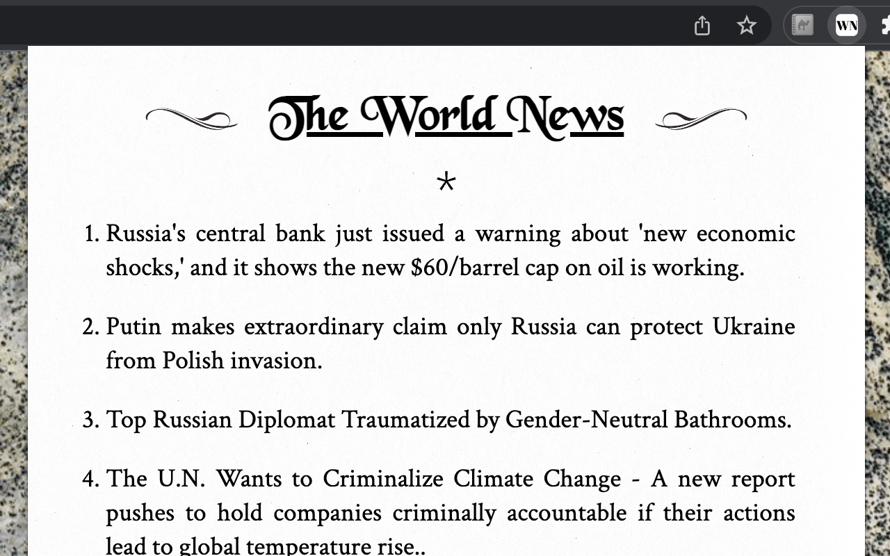 The World News截图1