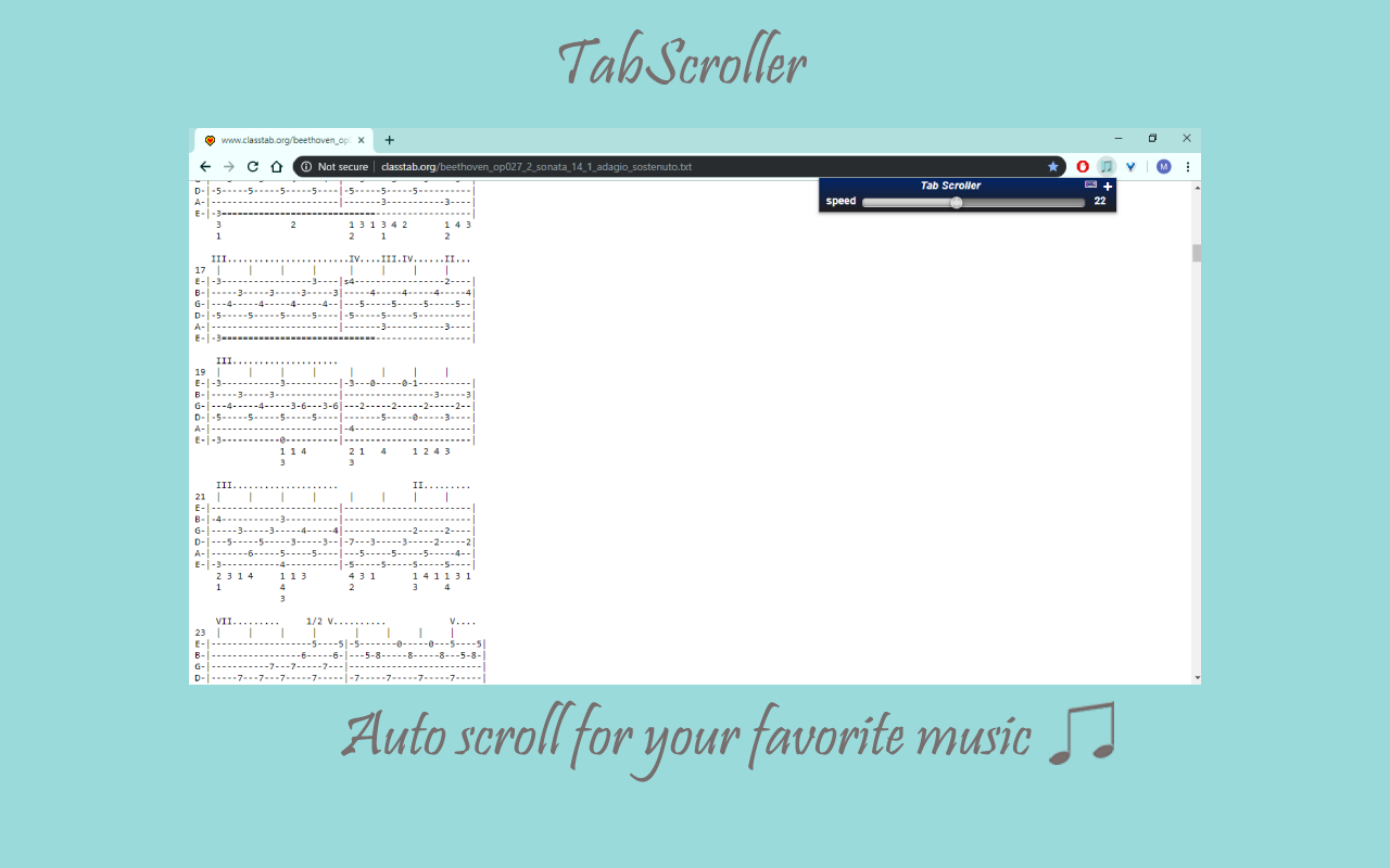Tab Scroller - Guitar Tab Auto Scroll截图3