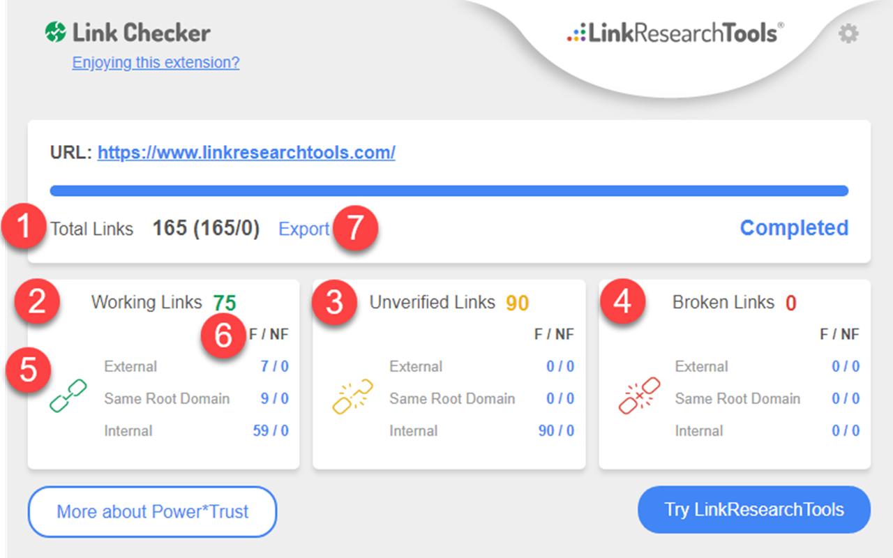 Free Link Checker by LRT截图3
