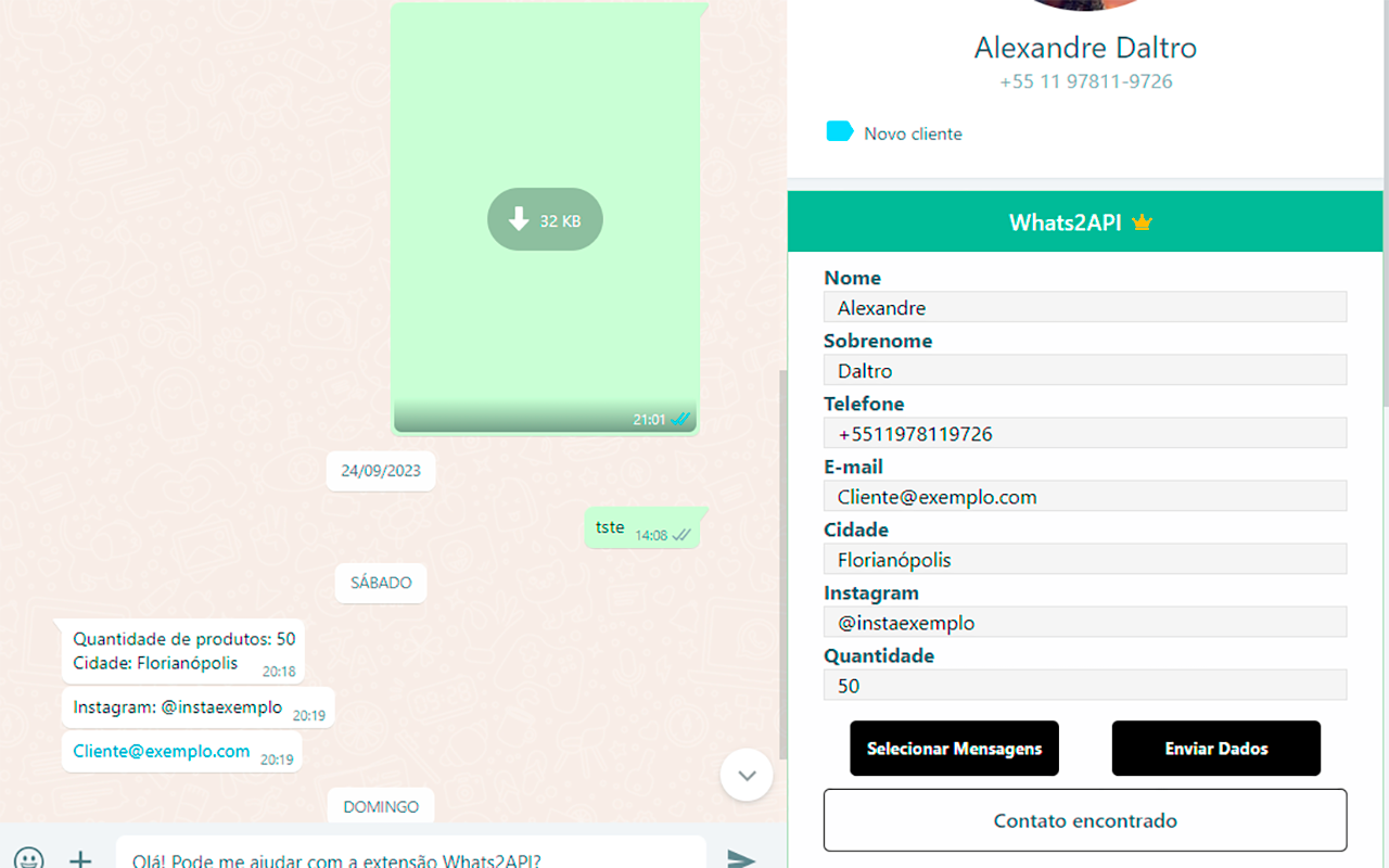 Whats2Api: Integrate Whatsapp to Zoho CRM + anything截图2