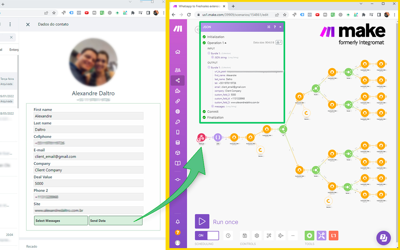 Whats2Api: Integrate Whatsapp to Zoho CRM + anything截图3