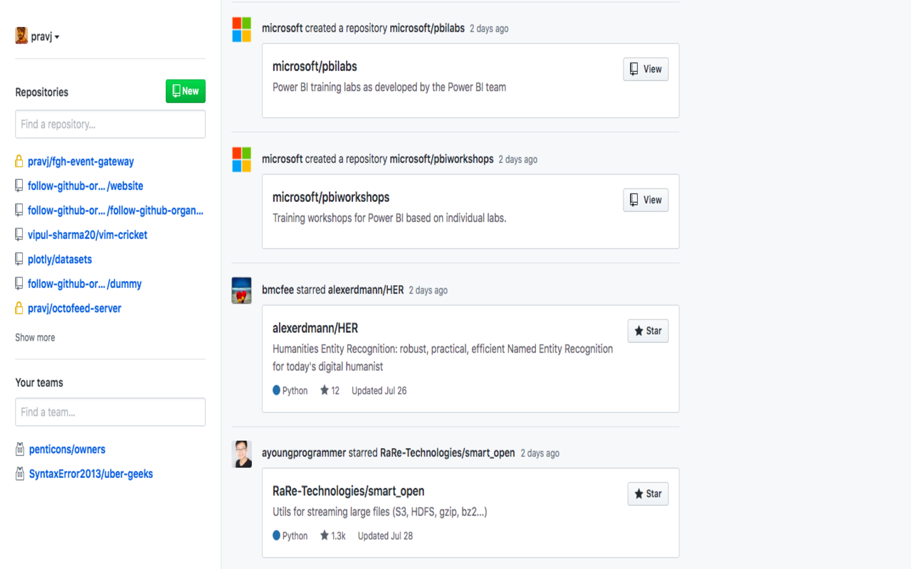 Follow GitHub Organization截图1