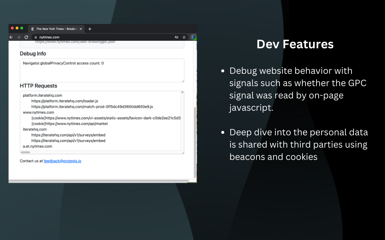 Global Privacy Control (GPC) Inspector截图2