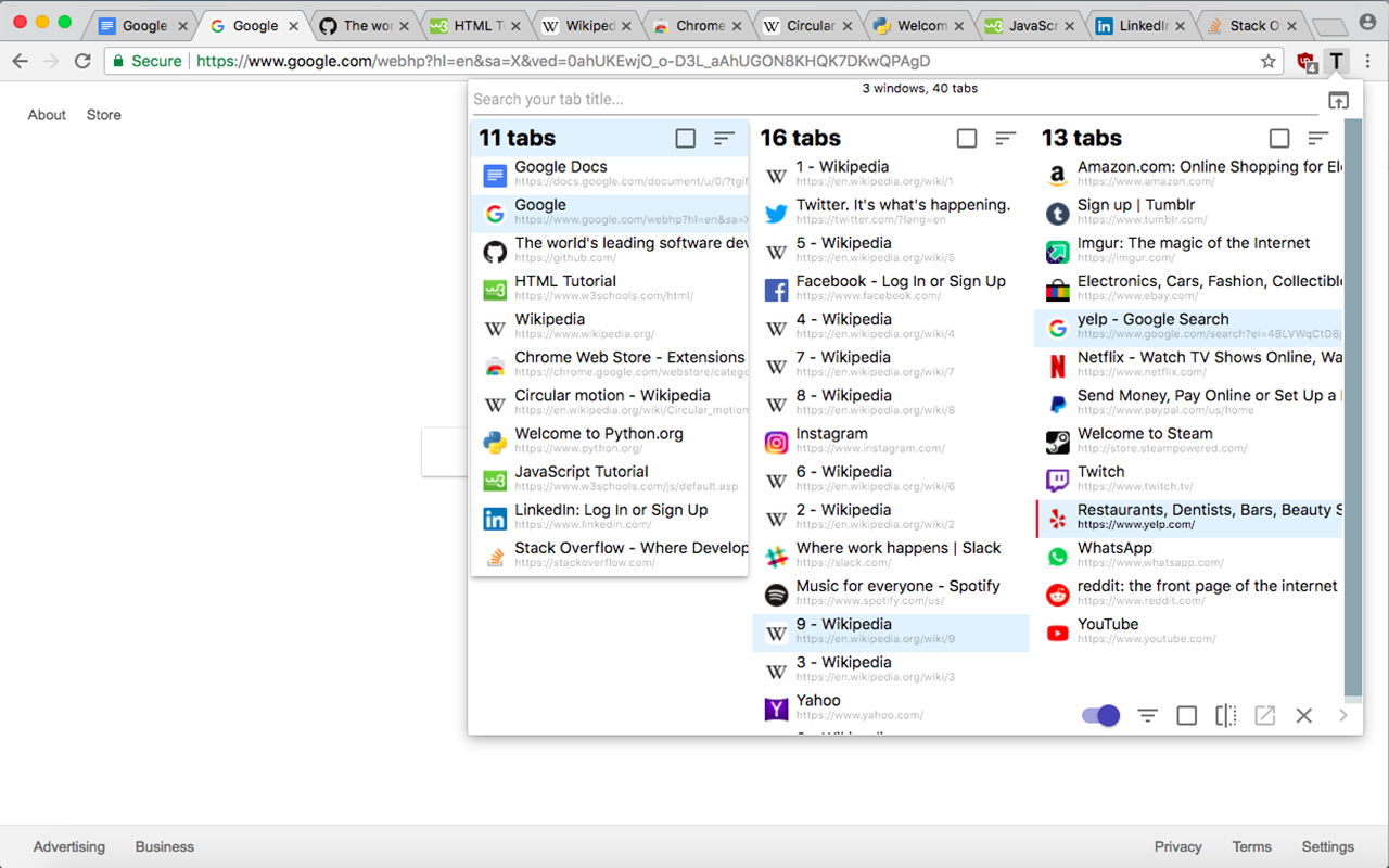 Tab Manager v2截图3