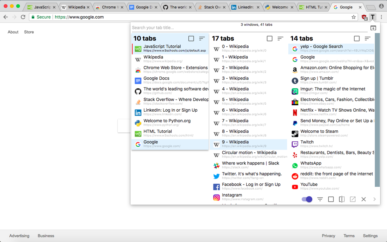 Tab Manager v2截图4