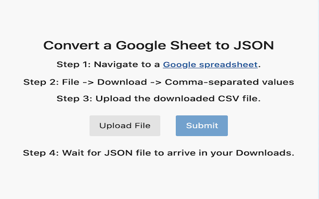 JSON Sheets截图2