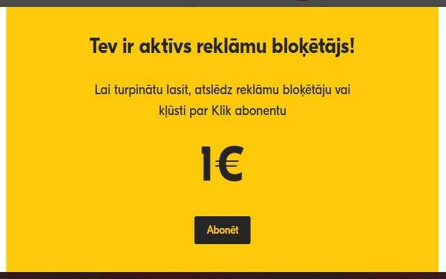 TVNET/Delfi Subscription Promt Block截图1