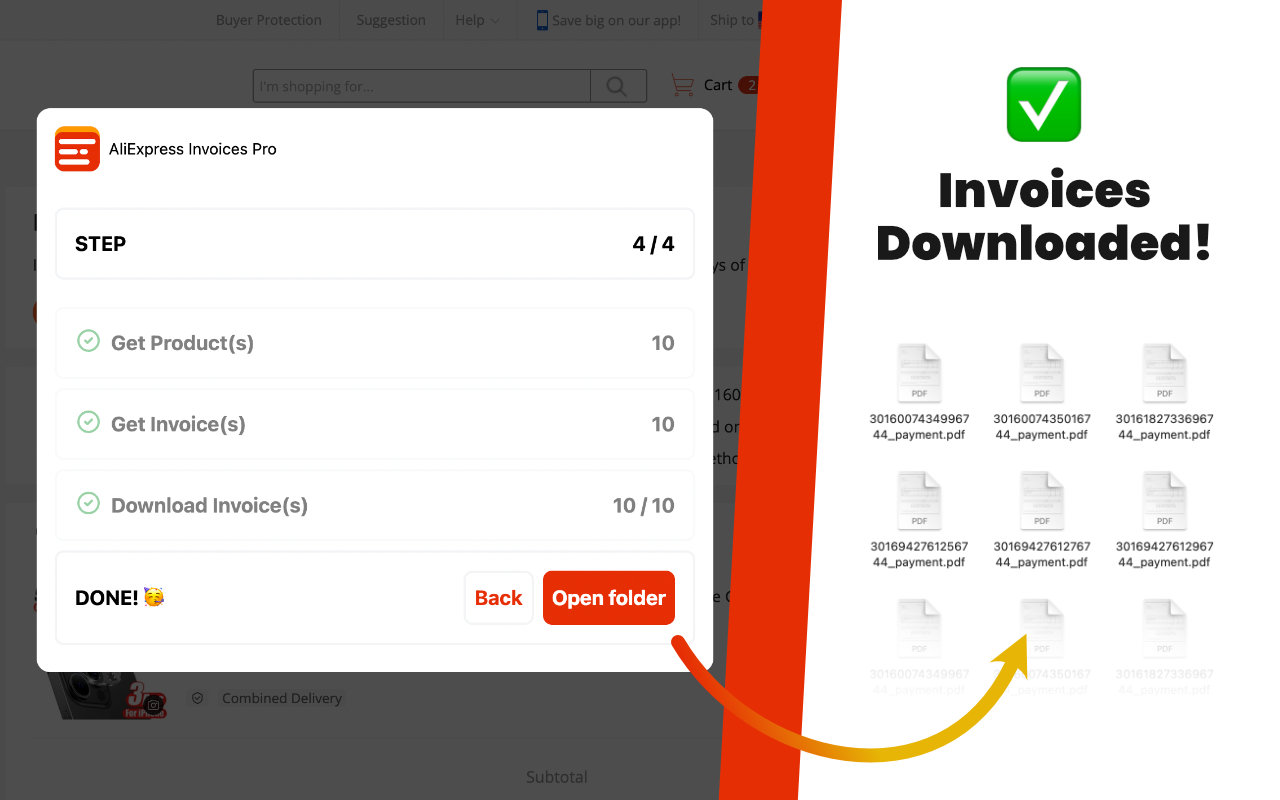 Invoices for AliExpress截图1