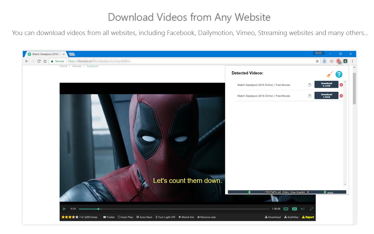 Video Downloader PLUS截图1