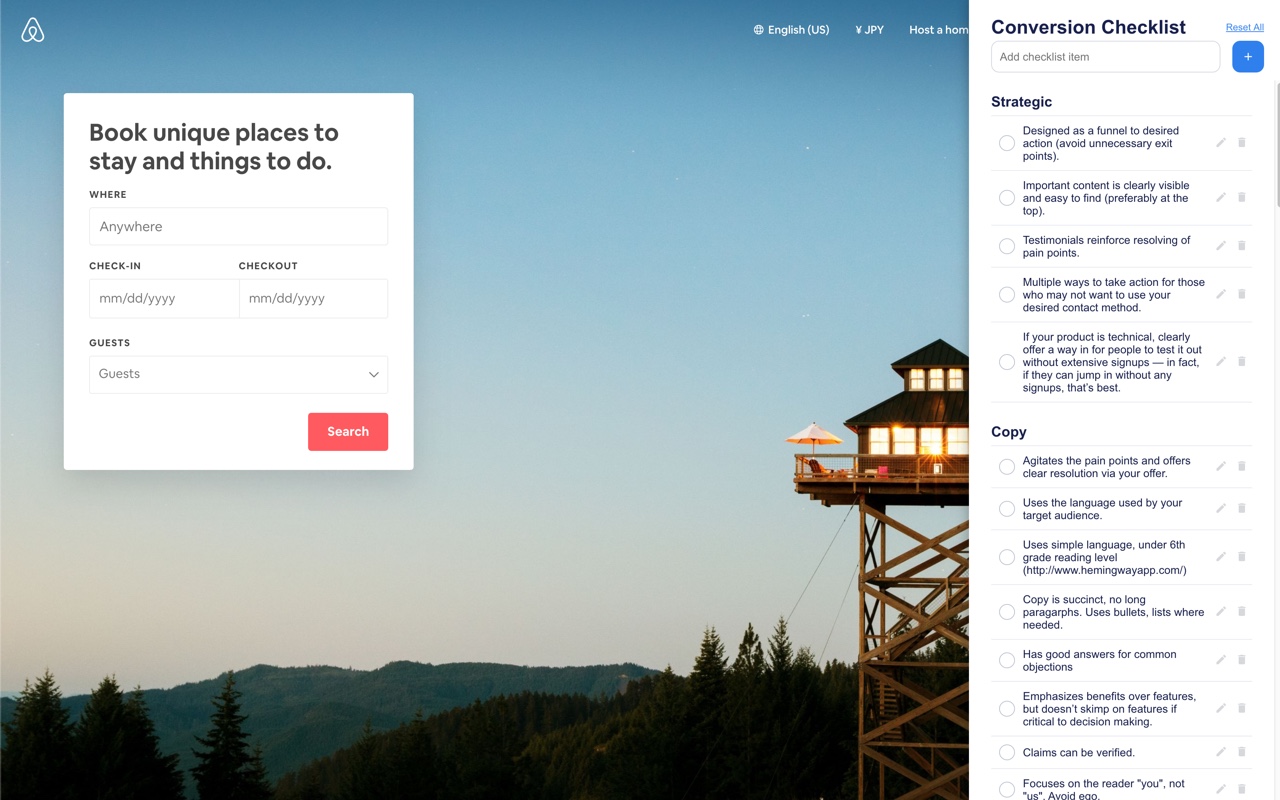 Conversion Checklist截图1