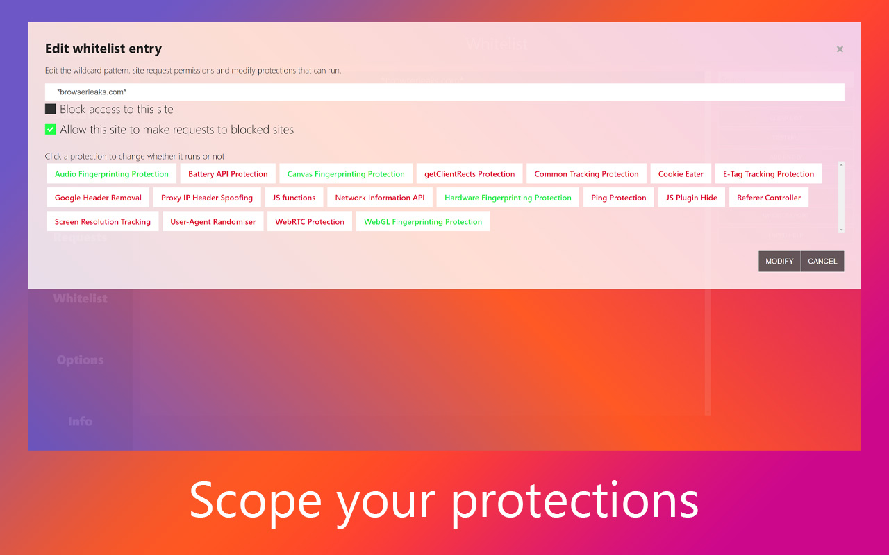 Trace - Online Tracking Protection截图1