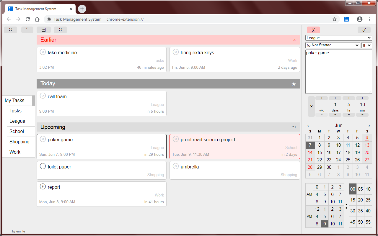Task Management System截图3
