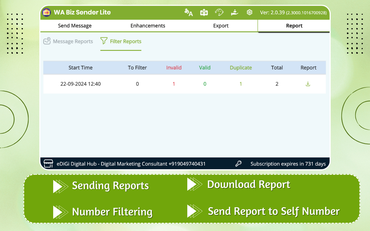 WABiz Free Bulk Sender (Lite)截图1