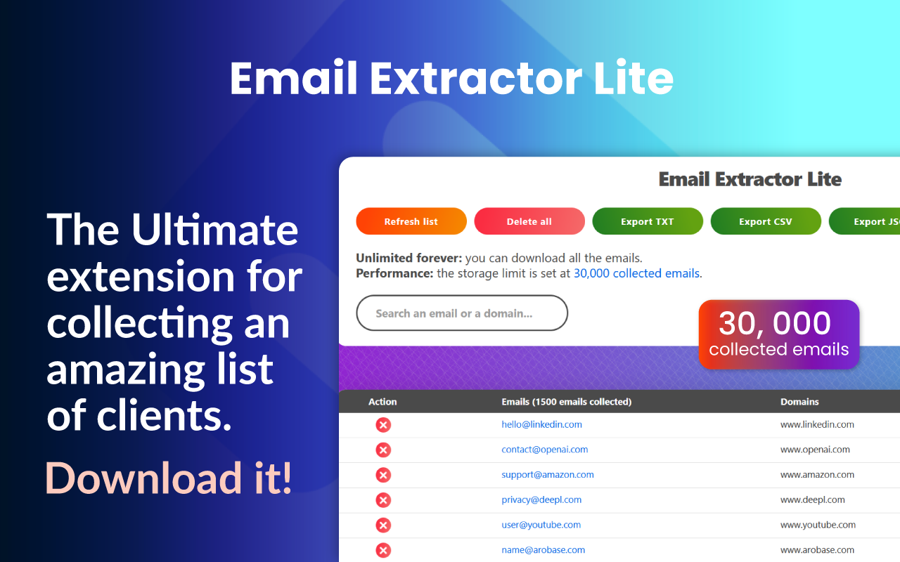 Email Extractor Lite截图1