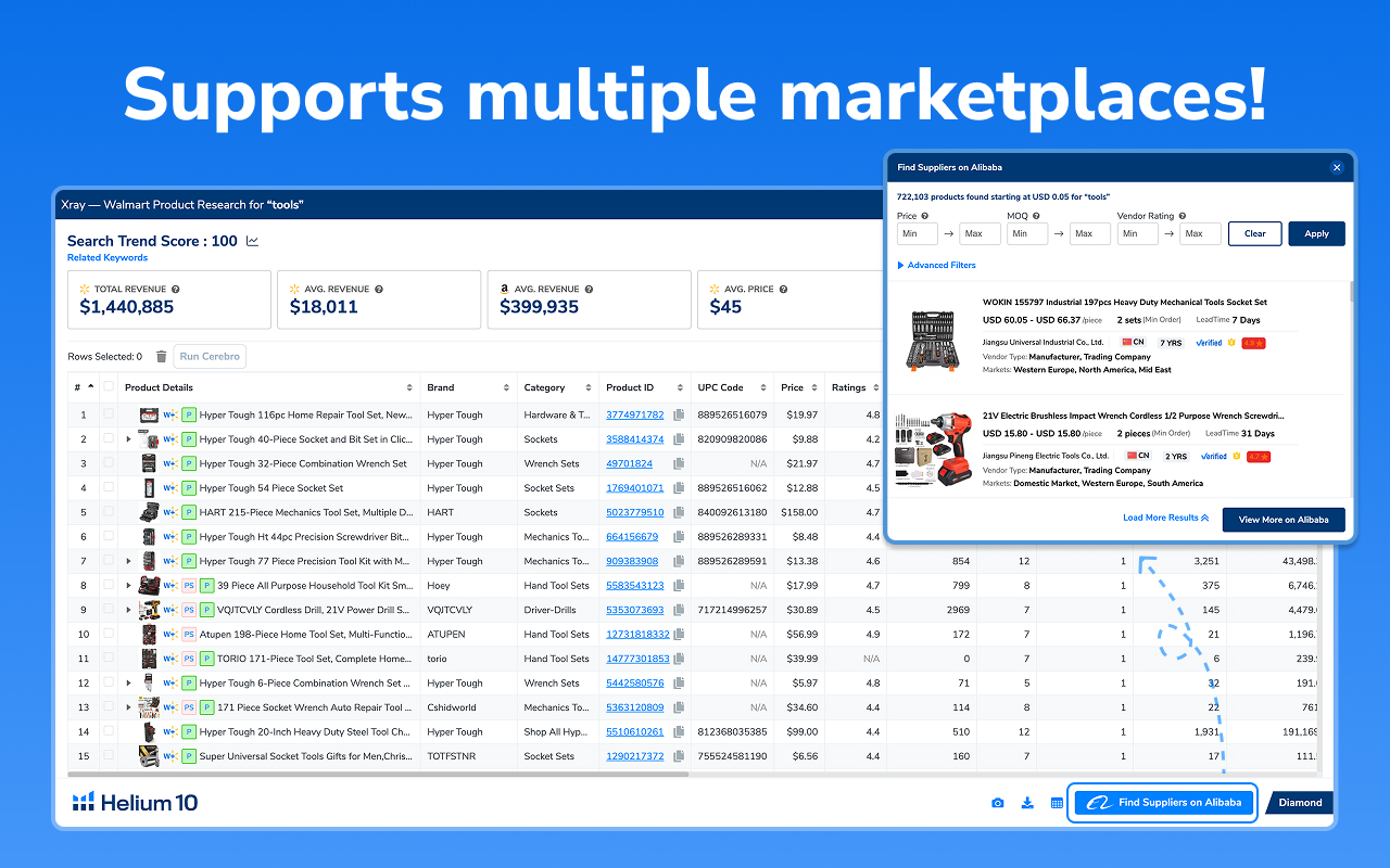 Helium 10 for Amazon Sellers, Influencers, and Walmart Sellers截图2