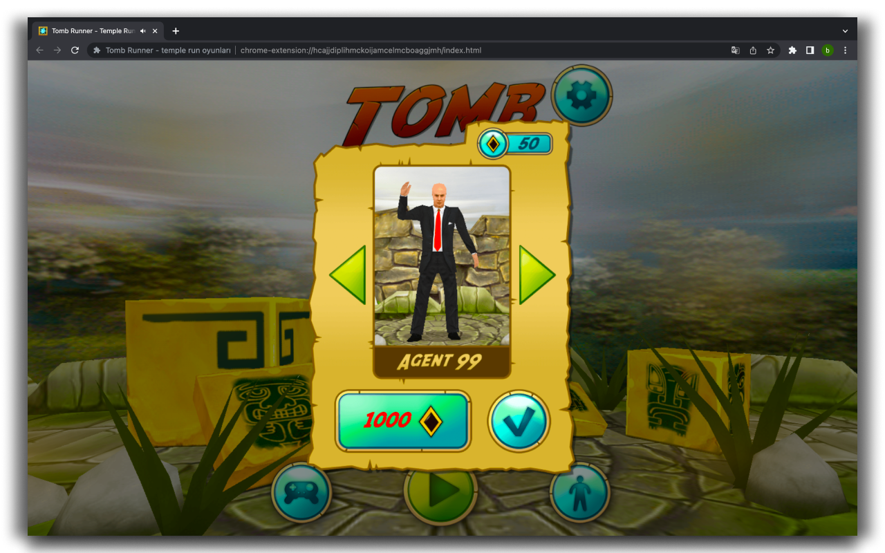 Tomb Runner - HTML5 Game截图2