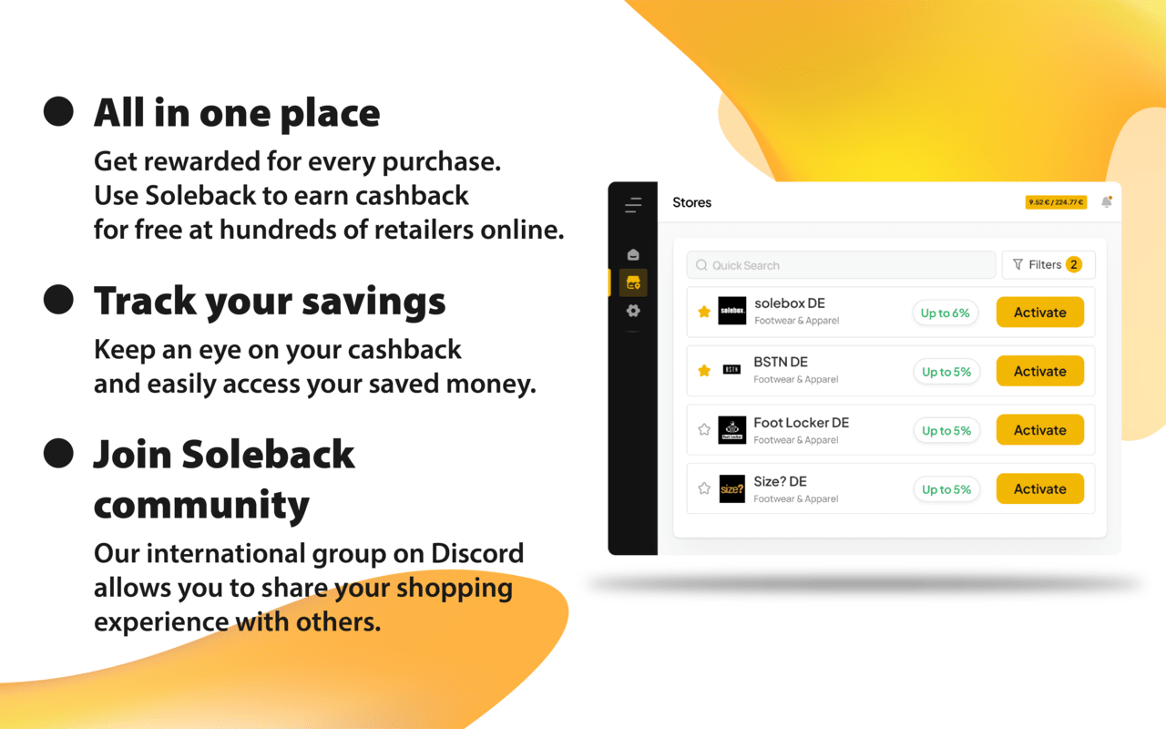 SoleBack Cashback截图1