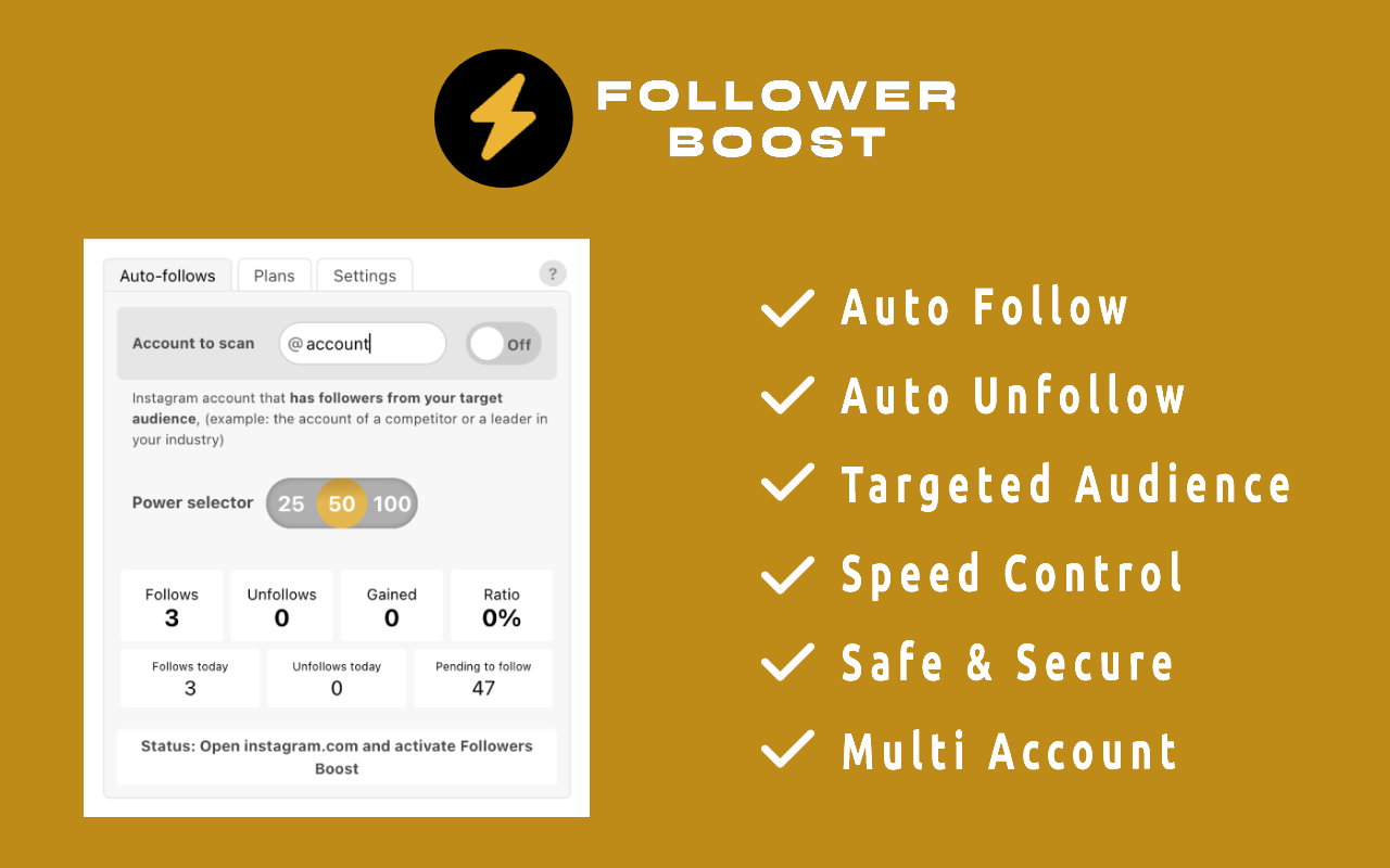 Follower Boost | Bot Follower Automation截图1
