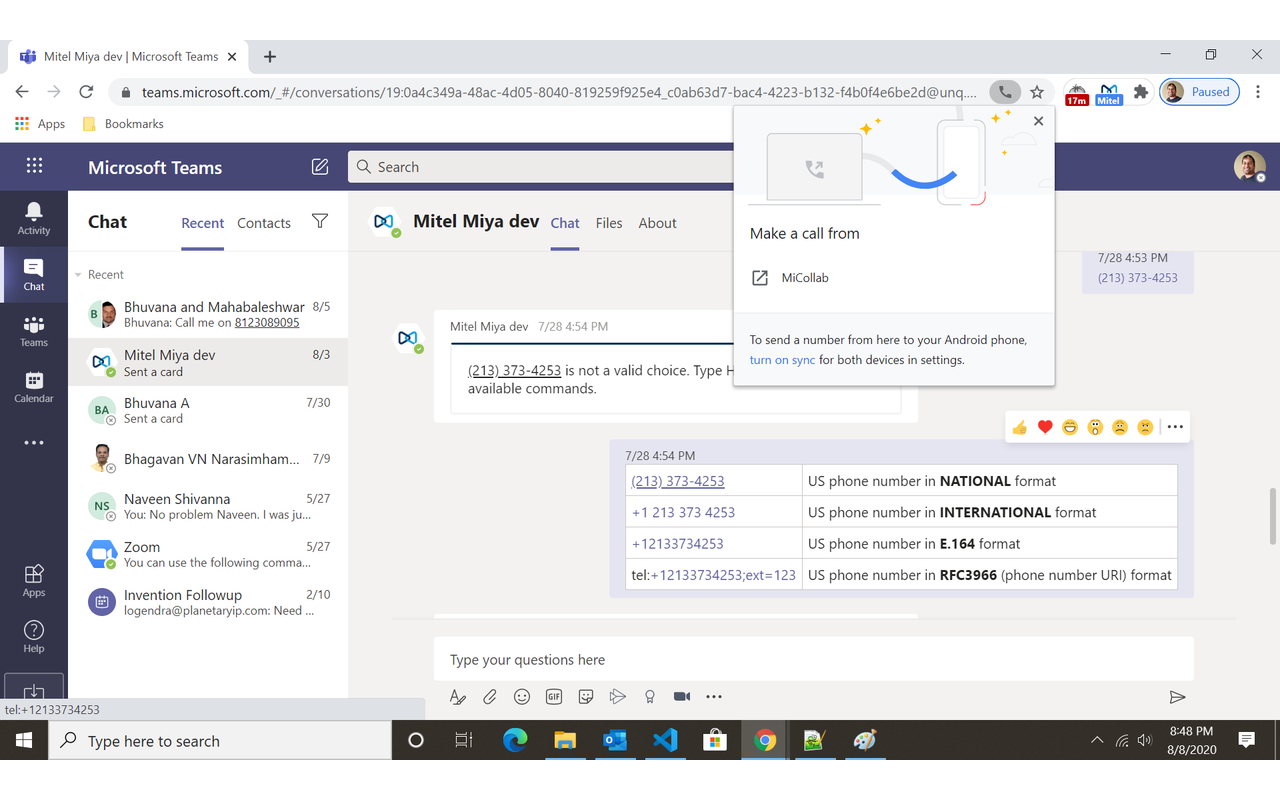 Mitel Web Extension截图1